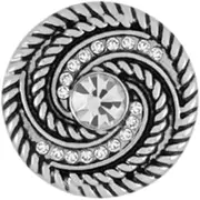 Ginger Snaps Original Dynamite Clear Snap, 20 Millimeter, Jewelry and Accessories, 12mm, No Gemstone