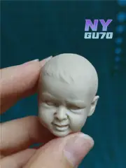 1/18 Baby Boy Wolverine Head Sculpt Carved Fit 3.75inch Male Action Figure kid