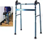 Walking Frame Auxiliary Walking Frame Aluminium Folding Lightweight Walking Frame Aluminum Alloy Rehabilitation Walking Mobility Aid For Seniors For Climbing Stairs Standard Walker