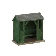 Bachmann 44-0539G Wooden Bus Stop (Green) OO Gauge NEW