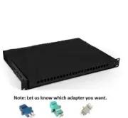 24 Fibers Rack Mounted Fiber Optic Terminal Box,24 Core fiber patch panel -98765