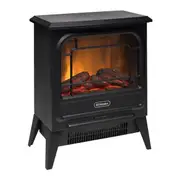 Dimplex Microstove Electric Fire Heater with Black Cast Effect