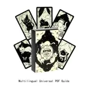 Kitten Tarot Card Deck, 78 Cards for Divination, Party & Entertainment Game