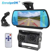 7" Monitor & Dual Rear View Reversing Camera for Motorhome RV Truck Bus Caravan