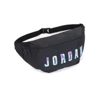 在飛比找Yahoo奇摩購物中心優惠-Nike 腰包 Jordan Jumpman 黑 白 側背包
