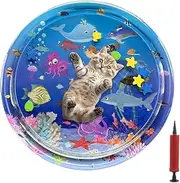 Pet Water Play Mat - Sensory Water Mat for Kitten - Animals Resting Sleeping Bed, Hot Days Cooling Pad for Sofa Balcony Courtyard Small Medium Large Breeds