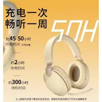 在飛比找ETMall東森購物網優惠-適用sony索尼藍牙耳機無線頭戴式有線降噪電競游戲專用耳麥高