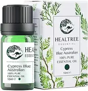 HEALTREE Blue Cypress Essential Oil (Australian 100% Pure) for Skin Care, Air Humidifier & Diffuser Aromatherapy Oils (10ml)