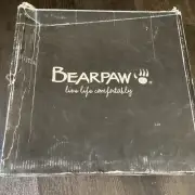 BEARPAW® Boo Suede and Curly Lamb Fur Flat Boot White US 7