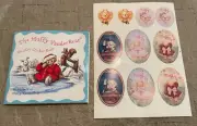 Vintage Muffy Vanderbear Holiday Sticker Book and Stickers Sheet 1993