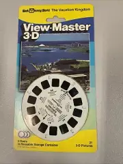 Walt Disney World, The Vacation Kingdom View-Master 3-D Reel Set , Sealed, 1988