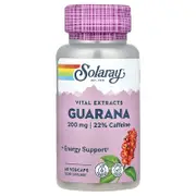 Solaray, Vital Extracts, Guarana, 60 Vegcaps