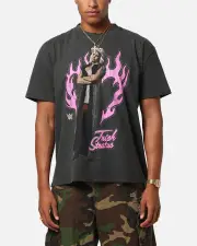 [CULTURE KINGS] Culture Kings X Wwe Trish Stratus Wrestlemania Xli Heavy T-shirt Black Wash - Size XL XL Black Wash