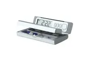 TravelPal Pill Box Dispenser Case Medicine Tablet Travel Organizer w/ Alarm
