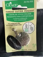 NEW! Clover Pendant Thread Cutter Antique Gold 455 FREE SHIPPING!