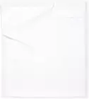 Flat White King Sheets - 400 Thread Count 100% Cotton Sateen, Bright White