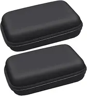 Vaguelly 2Pcs Digital Accessory Bags Shockproof Storage Cases for Mobile Hard Drives Cables Compact Design for Organizing Electronics