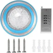 Pool Light with Remote Control, RGB Waterproof Pool Light AC12V 35W 360LED Multicolor Underwater Lamp for Swimming Pool Pond