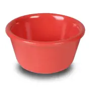 Yanco China NC-536RD Nu-Classic Red Melamine 2 oz. Smooth Ramekin - 6 Doz