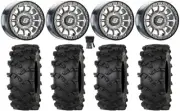 Sedona Sano Bdlk 15x6 Wheels Ct 32" Outlaw M/T Tires Polaris Ranger XP 9/1K