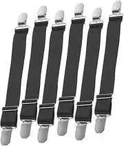 6Pcs Adjustable Boot Straps Elastic Tie Down Loop for Scooters Motorcycles Mattress Clips and Cargo Holders Durable Non Slip Strap for Secure Fastening