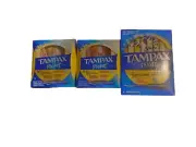 Tampax Pearl And Pocket Pearl 3 BOX LOT Total Of 50 Tampons Size Regular NIB