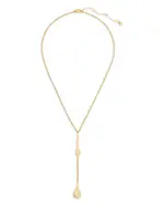 kate spade new york Molten Lariat Necklace in Gold Tone
