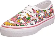 [Vans] Junior Authentic C Hello Kitty Black Canvas Fashion Sports Skate Shoe Vjxil8R 9.5 Child UK, Hello Kitty Black Canvas, 9.5 Child UK