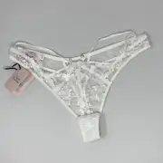 Agent Provocateur Essie White Thong AP4 Large NWT