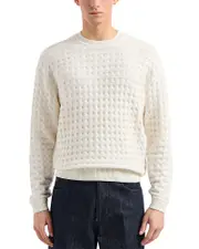 Emporio Armani Jacquard Crewneck Sweater