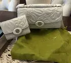 Tory Burch Mini Robinson Crossbody Bag And Wallet In White - New With Tags