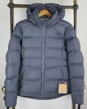 NWT $300 THE NORTH FACE Size Medium 550 Down Womens Metropolis Gray Jacket Hood