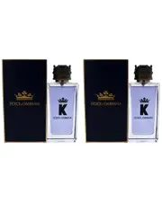 Dolce & Gabbana Men's 3.3oz K EDT Spray Pack of 2