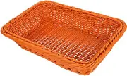 Cabilock Toilet Paper Basket For Back Of Toilet Woven Imitation Rattan Bathroom Storage Basket Decorative Storage For Organizing And Decor Brown