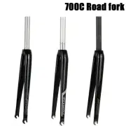 Carbon Fiber Road Bicycle Front Fork 700C Rim Brake Bicycle Hard Fork