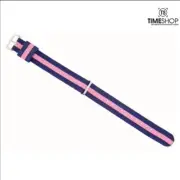 Daniel Wellington Winchester Pink/Blue Nylon Textile Watch Strap 1062DW