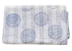 Kantha bedsheet Hand Block Print Cotton bedspreads dhohar ralli gudri Handmade