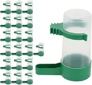 Kisangel Pet Bird Waterer Automatic Bird Feeder Sturdy Plastic Parrot Water Jar