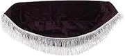 Generic Piano Chair Sleeve Vintage Velvet Cover with Elegant Tassel Accents Washable Seat Protector for Single Piano Bench for Home School and Performance Settings
