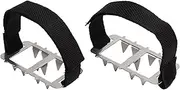 [Generic] Shoe Spikes Crampons Traction Cleats Ice Crampons, Spikes for Hiking Mountaineering, Snow Walking