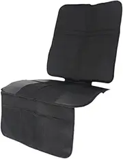Perfeclan Vehicle Seat Protector Protection Cover Auto SUV Accessories Waterproof Foldable Back Seat Non Slip with Mesh Pockets