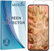 MEZON [3 Pack] Anti-Glare Matte Screen Protector Film for Google Pixel 8 (6.2") – Case Friendly, Shock Absorption (Pixel 8, Matte)