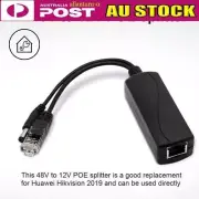 Active POE Splitter Adapter USB Power 48V to 12V Connector Cable Household Acc