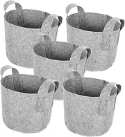 MOTHNUR 5pcs Grow Bag Nursery Bag Planters for Indoor Plants Plant Pots Gardening Supplies Potato Planter Bags Planting Bags Plant Containers Bags for Planting Planter Pot