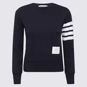 [Thom Browne] Thom Browne-Sweaters Blue And Green-Donna 40