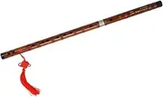 MINAOLULUS Bamboo Flute for Beginners Key Traditional Chinese Instrument with Membrane Protector Lightweight Design Engraved Poems Portable for Easy Performance