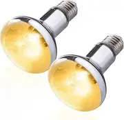 Fuutuu Reptile Heat Lamp 2 Bulbs 100W+150W UV Heat Light Bulb, Basking Daylight Spot Bulb for Lizard, Tortoise, Bearded Dragon, FUUTUU-LAMP3