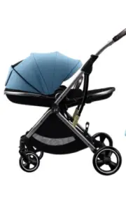 Lightweight Foldable Baby Stroller: 2 in 1 Infant & Toddler