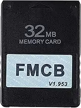 Washranp Game Console Storage Memory Card Safe Large Capacity Accessories FMCB Free MCboot V1.953 Gaming Data Storage Card Compatible with C