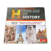 2025 History Channel This Day in History Wall Calendar 365 Remarkable People NEW